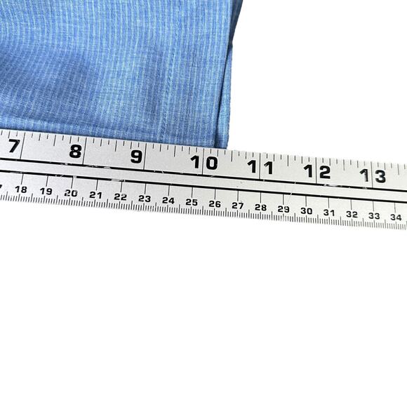 Travis Mathew Golf Shorts Mens 32 Blue Stretch Flat Front Performance Pockets - Picture 7 of 7